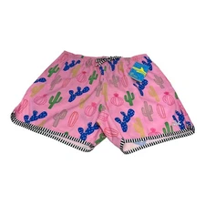 Dolfin Uglies Men's Swim Trunks Size XL PINK Multicolor Cactus NEW TAGS PRICKS