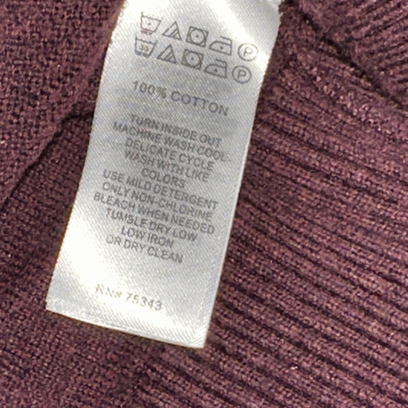 FILA Giacca maglione Savile Row Company London cerniera intera uomo taglia grande prugna viola