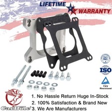 Aluminum Carburetor Adapter Square Bore Carburetor to Spread Bore Manifold