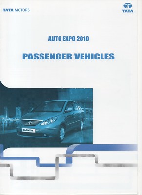 Tata cars, SUV, MPV & pick-up range (made in India) _2010 Prospekt / Brochure
