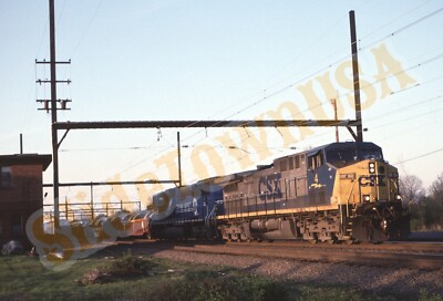 Vtg 2003 Train Slide 4 CSX Engine X2N144