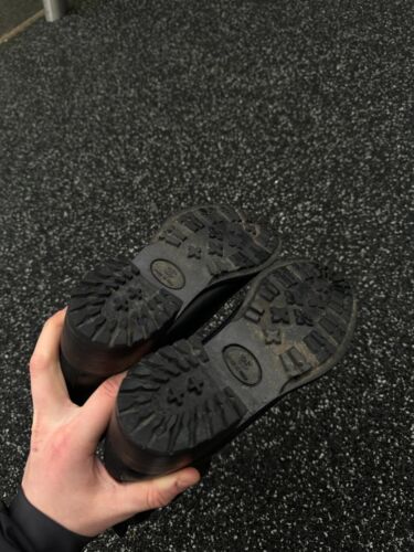 Chanel 2010 Vintage Botines Cuero Negro Raro Lujo - Imagen 6 de 8