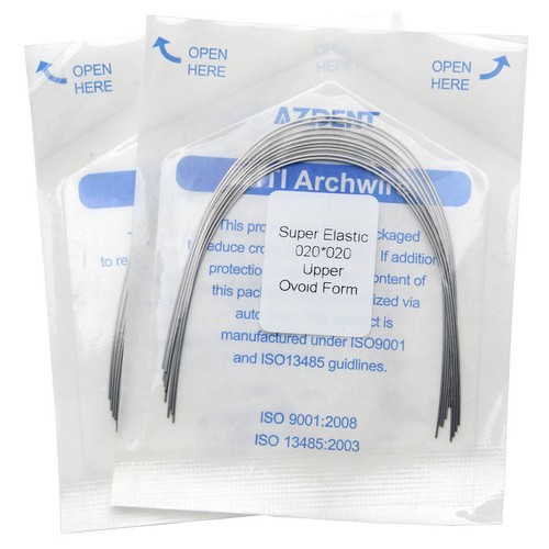 Dental Orthodontic Arch Wire Wires Oval Form Stainless Steel Round/Rectangular - Photo 187/208
