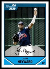 2007 1ST BOWMAN PAPER ROOKIE JAYSON HEYWARD DODGERS R66
