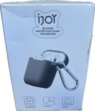 iJoy Silicone Protective Cover Case For Apple Airpods - Black