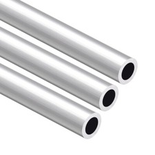3 x Aluminium-Rundrohr, 300 mm L&auml;nge, 18 mm AD, 12 mm ID, nahtloses Rohr.