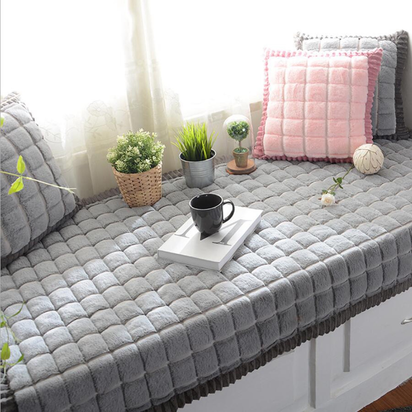 Balcony Mat Floating Area Rug Super Soft Float Window Mat Chair Seat