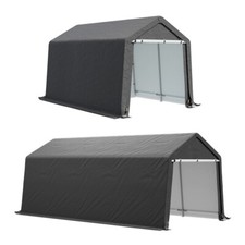 Outdoor Shelter Shed Equipment Cover Storage Bicycle PE Waterproof Steel Frame