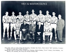 1951-52 BOSTON CELTICS 8X10 TEAM PHOTO BASKETBALL PICTURE NBA
