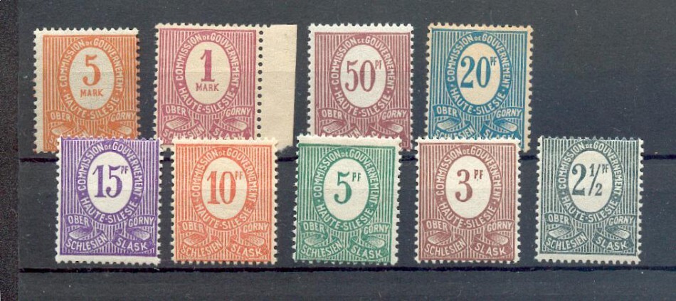 Upper Silesia 1/9 LUXURY** MNH MINT 70EUR (71243)