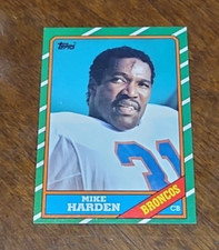 1986 Topps Mike Harden Denver Broncos #121