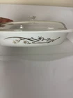 Vintage Pyrex Baking Casserole Dish 035 Golden Honeysuckle 2.5 Qt Ovenware