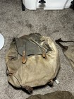 Vintage Military Surplus Canvas Rucksack Lot w/ Straps & Buckles — photo 3