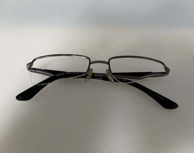 Ray-Ban RB 6285 2502 Black Half Rim Rectangular Eyeglass Frames 53-18 140