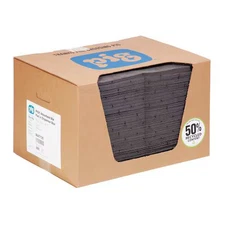 Pig Mat135 Sorbent Pad, 22 Gal, 15 In X 20 In, Universal, Gray, Polypropylene