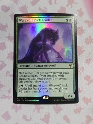 Werewolf Pack Leader Adventures in the Forgotten Realms Foil