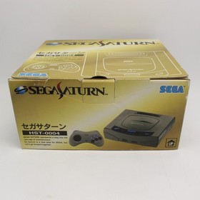 SEGA Saturn Home Video Game Console in Gray With Controller HST-0004 (Japan)