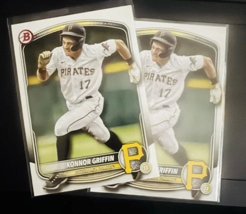 Bowman 2025 Konnor Griffin BP-86 Pittsburgh Pirates  2 Card Lot
