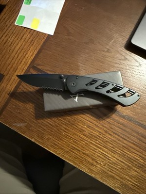 Tec X Exo-Lock Black Pocket Knife