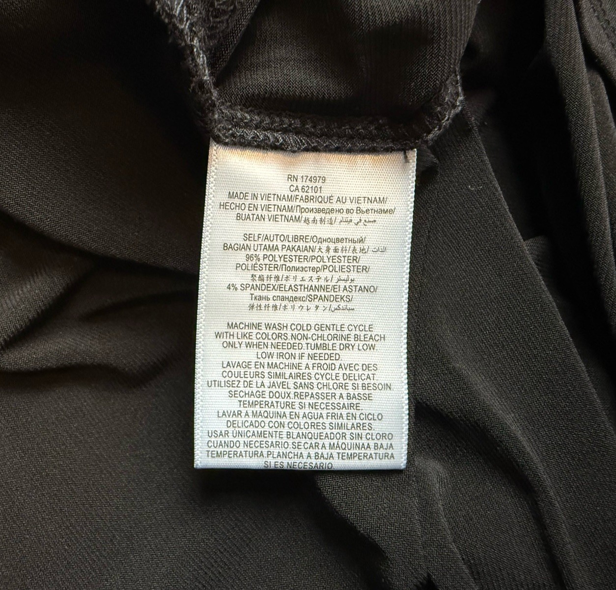 BCBGeneration Della Womens Medium Black Draped Mi… - image 10