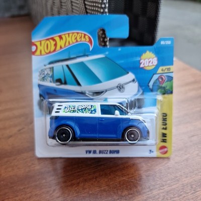 Hotwheels VW ID BUZZ BOMB BLAU Case Ovp