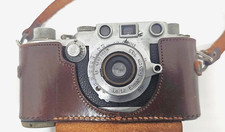1936 Leica IIIa Rangefinder Camera Leitz Summar 5cm f/2