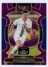 2025 Select Road to FIFA World Cup Terrace Purple Prizm /150 Benjamin Sesko 15ue