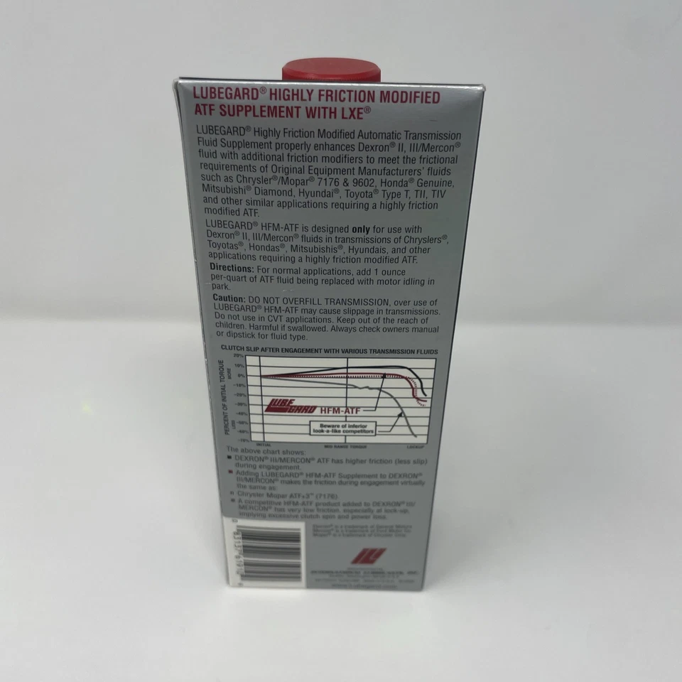 Lubegard 61910 Botella Negra HFM-ATF Suplemento para Jeep Toyota AW4 A340E A341E Foto 2 de 4