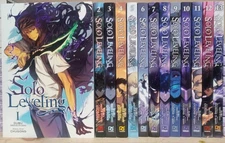 Solo Leveling Vol. 1-13 English Manhwa Set Complete