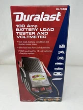 Duralast 6 Volt and 12 Volt Handheld Battery Tester, DL-100D New  Free Shipping!