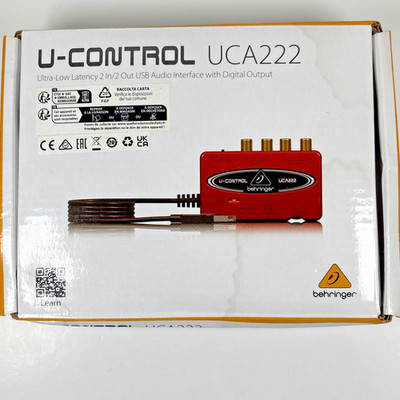 U-CONTROL UCA222 Ultra-Low Latency 2 In/2 Out USB Audio Interface Digital Output