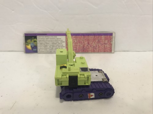 G1 SCAVENGER CONSTRUCTICON TRANSFORMERS VINTAGE 1984 TAKARA ORIGINAL - Picture 15 of 15