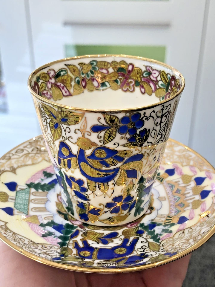 Lomonosov Knochen  Porzellan Espresso Tasse „Russia“A.Worobjewskij, RAR - Bild 4 von 4