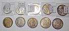 (10) (5) AU Peace/(5)Circulated Morgan 90% Silver Dollars