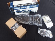 1940 Ford Coupe Race Car Trailer Wix Filters Diecast Bank 1:24 Ertl Coin Bank