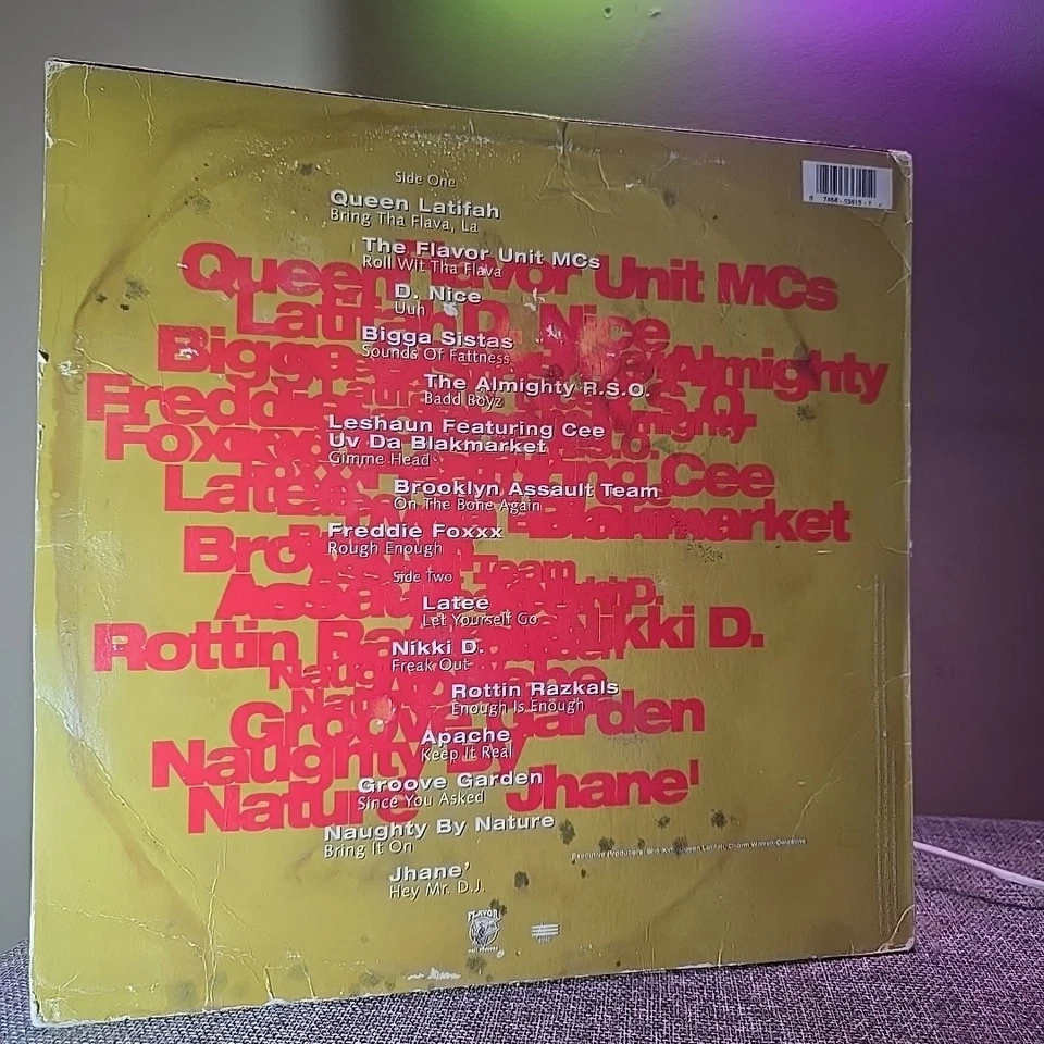 Various–Roll Wit Tha Flava–1993 Uptown Records–UPT 1086 Vinyl Record LP - Image 2 of 4