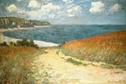 Path Through the Corn at Pourville Claude Monet Poster