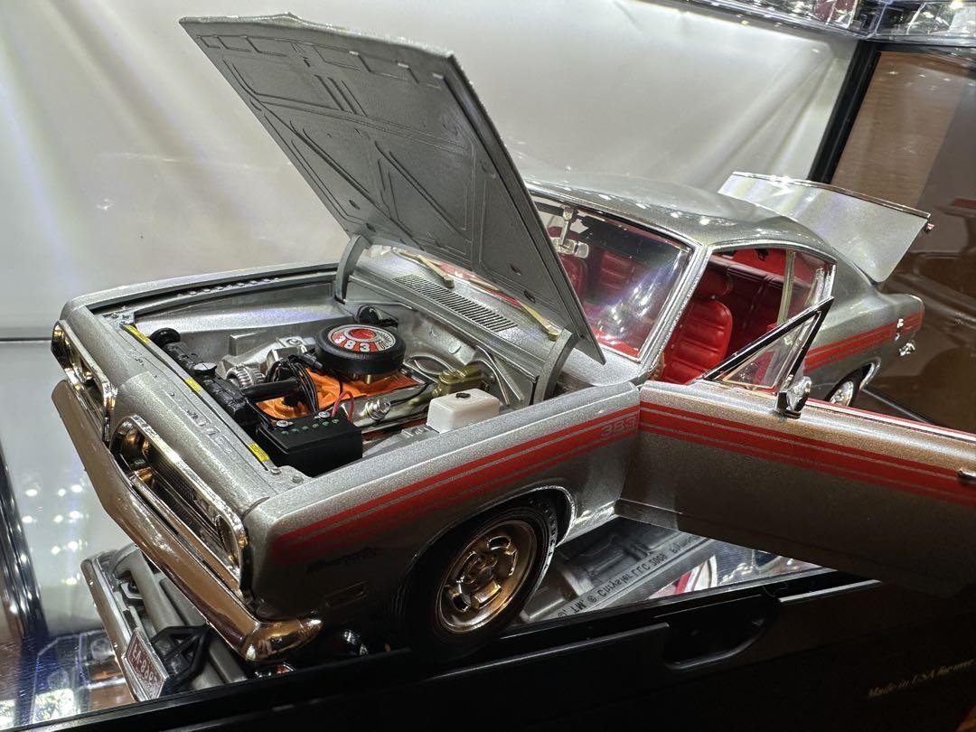 1969 Plymouth Barracuda 1/18スケール シルバー　稀少 1969 Plymouth Barracuda 1/18 Scale Silver Rare | eBay
