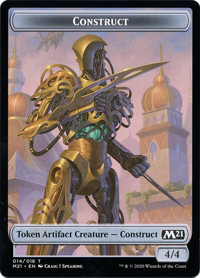 MTG {Construct Token}  - Core Set 2021 #T14