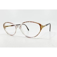 Luxottica LU 4267 0447 Womens Eyeglasses Frames Clear Pink Gold Oval 53-16-135