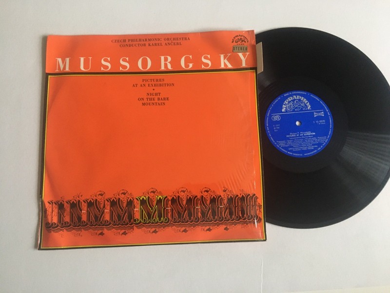 Classical Supraphon 0100570 Lp Record Petrovich Mussorgsky Karl Ancerl