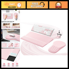 Ergonomic Mouse Pad  Keyboard Wrist Rest Set - Memory Foam Comfort, Pain Relief