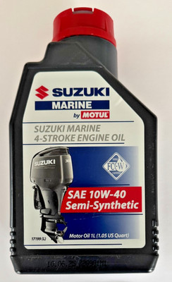 Suzuki 4 Takt 10W40 Außenborder Öl 1 Liter teilsynthetisch Marine Motor Boot