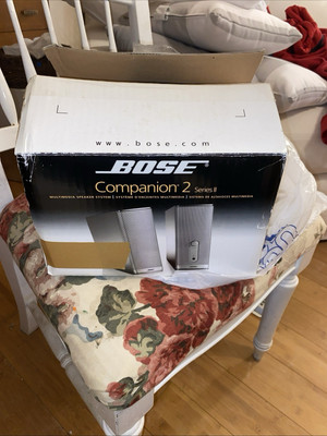 Bose Companion 2 Series II Multimedia Computer Speaker System in Box - Tested
