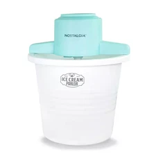 4 Qt. Parlor Electric Ice Cream Maker-White