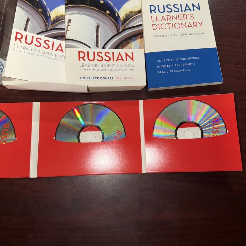 Living Language Russian - The Basics Complete Course Book Plus 4 Audio CDs - Image 2 of 4