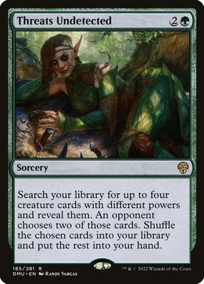x1 Threats Detected x1 MTG Dominaria United Magic The Gathering