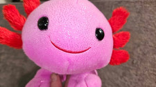 Build A Bear Plush Love You Alotl Axolotl Stuffed Animal Pink 19" BAB