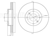 Disque de frein Volvo 265
