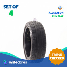 Set Of 4 Used 20545r17 Pirelli Cinturato P7 Run Flat 88v - 6.5-7.532